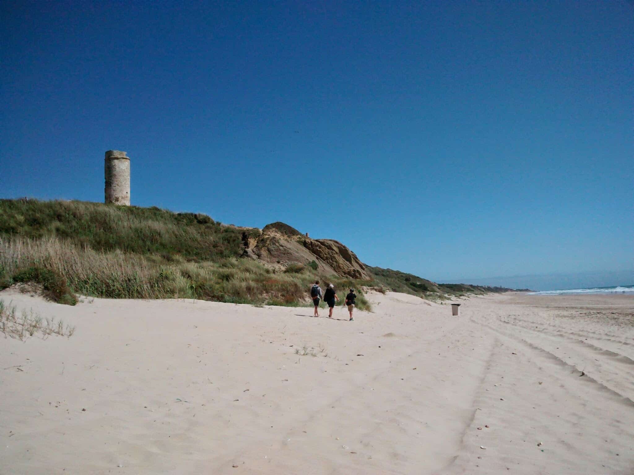 Torre del Puerco Playa la Barrosa - Urlaub an der Costa de la Luz